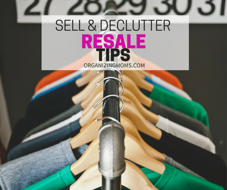 Declutter and Make Money with Resales