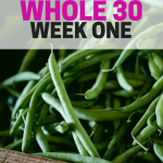 An organized meal plan for the first week of the Whole 30. Simple meals.