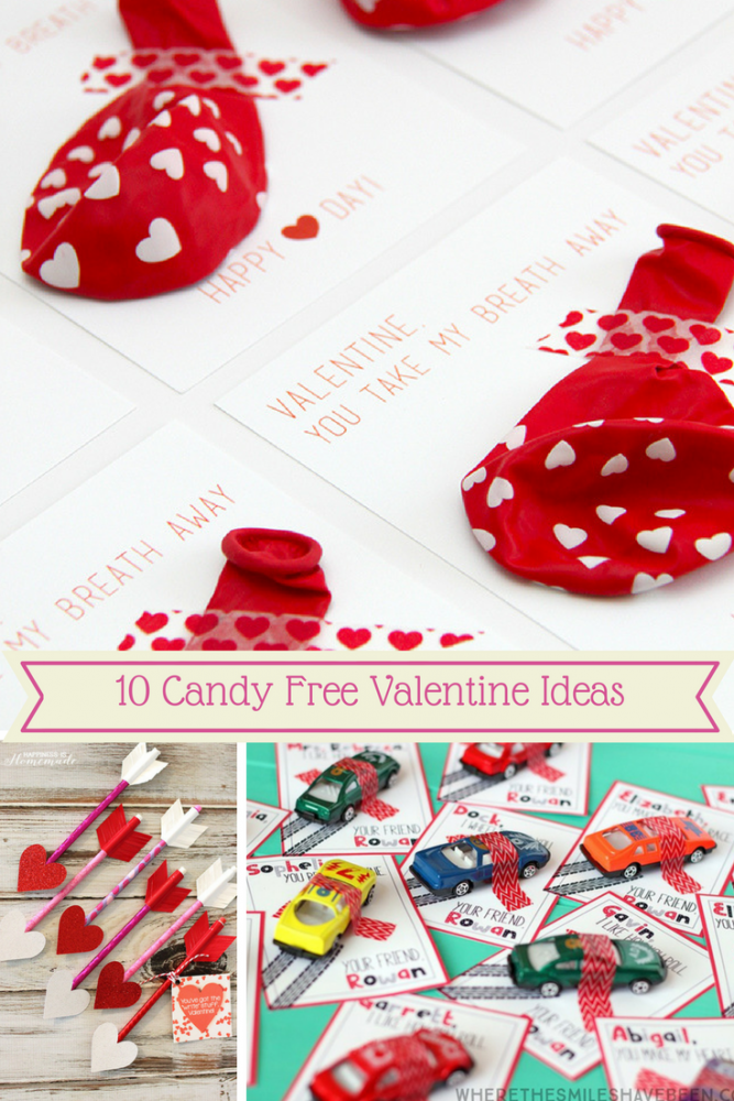 Candy free Valentine ideas your kids will love to give to their friends.