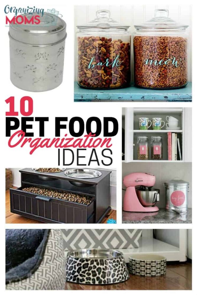 Pet Food Organization and Storage Ideas Organizing Moms