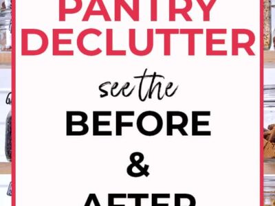 10 minute pantry declutter
