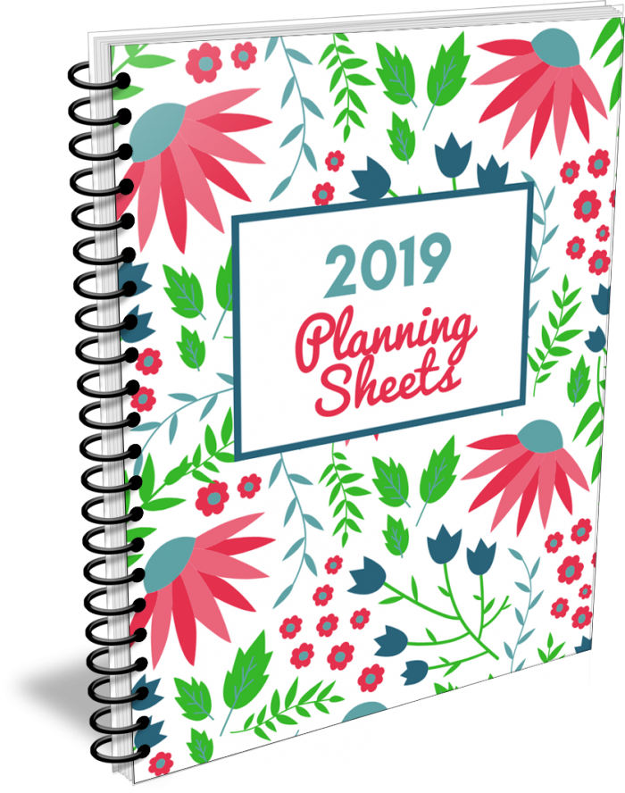 2019 Planning Sheets Collection from Organizing Moms