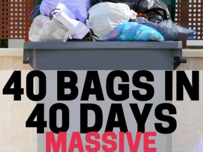 Ready to do some serious decluttering? Join us for the 40 Bags in 40 Days Challenge!