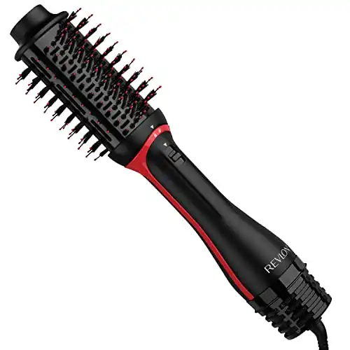 REVLON One Step Volumizer PLUS Hair Dryer and Styler | More Volume, Less Damage, and More Styling Control for Easy and Fast Salon-Style Blowouts, Plus Travel Friendly (Black)