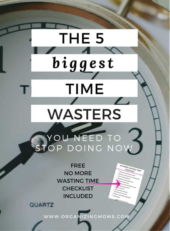 Are you wasting time? Here are the five biggest time wasters you need to stop doing now.