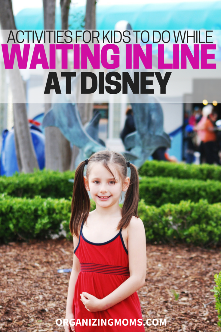 Stuff for Kids to Do When Waiting in Line at Disney. Great ideas for how to help kids pass the time.