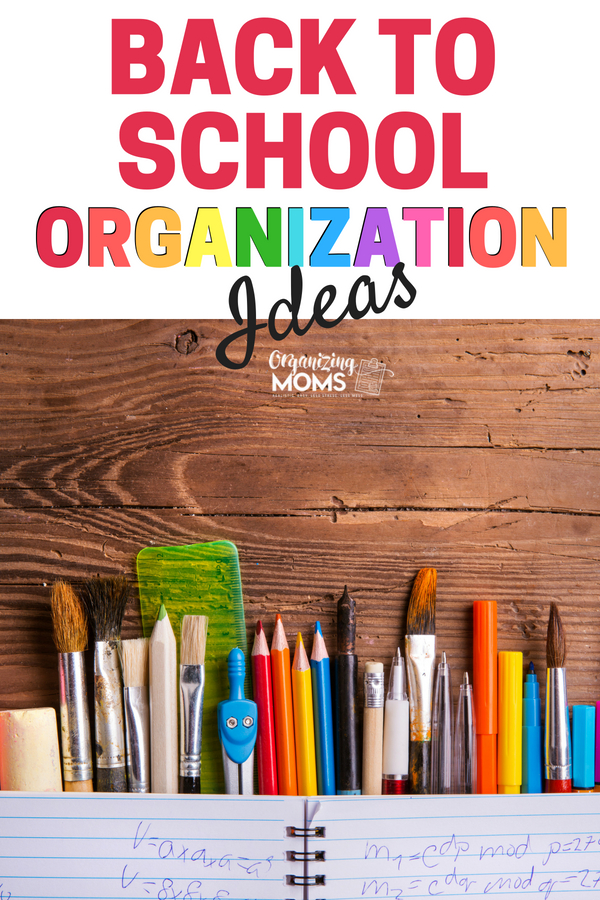 Get ready for the new school year with back to school organization ideas || organizing ideas | back to school organizing | organization for moms | organize | organization | meal prep | declutter and organize #organize #backtoschool