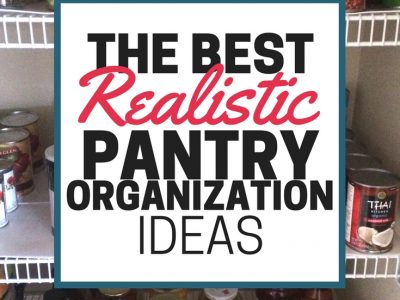 Looking for pantry organization inspiration? Here's the best realistic pantry organization ideas.