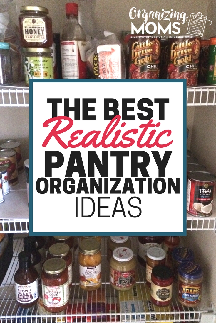 Looking for pantry organization inspiration? Here's the best realistic pantry organization ideas.