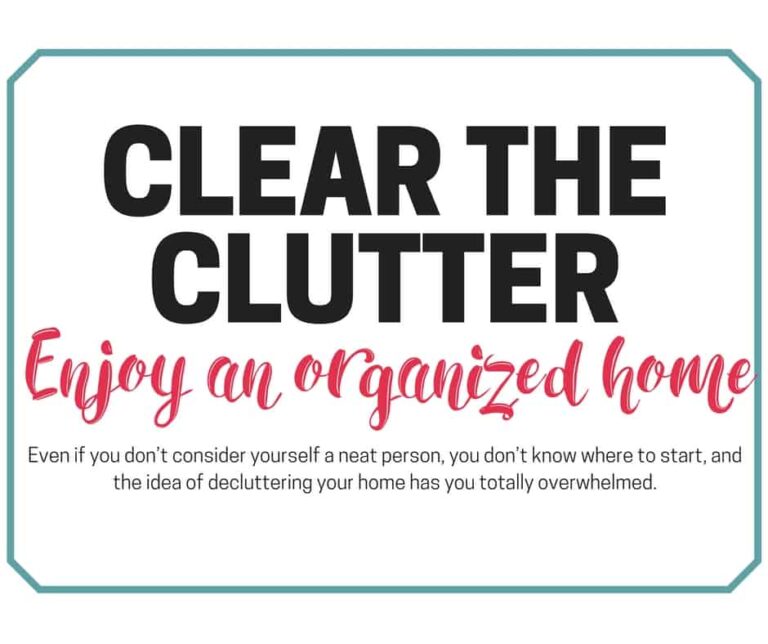 Clear the clutter. Enjoy an organized home.
