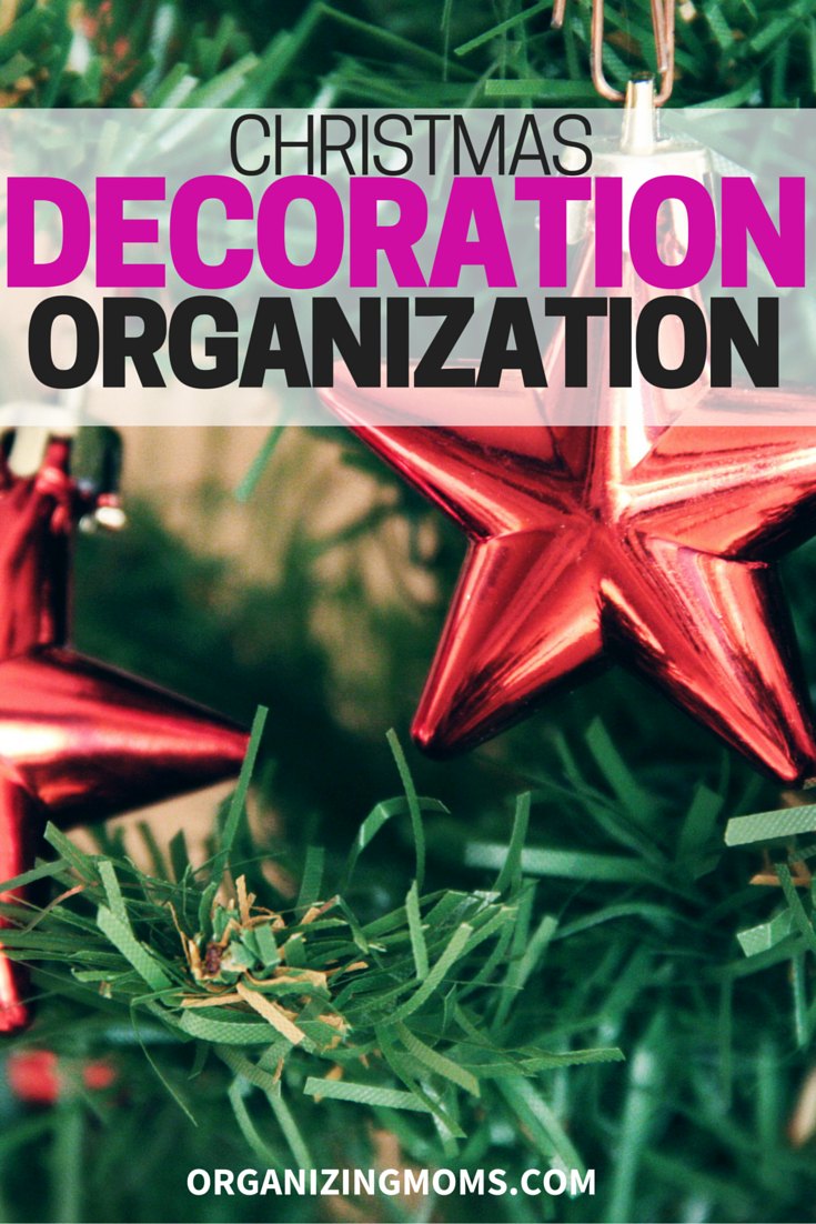 Organize Christmas decorations the easy way this year. Use what you love, and declutter the rest!