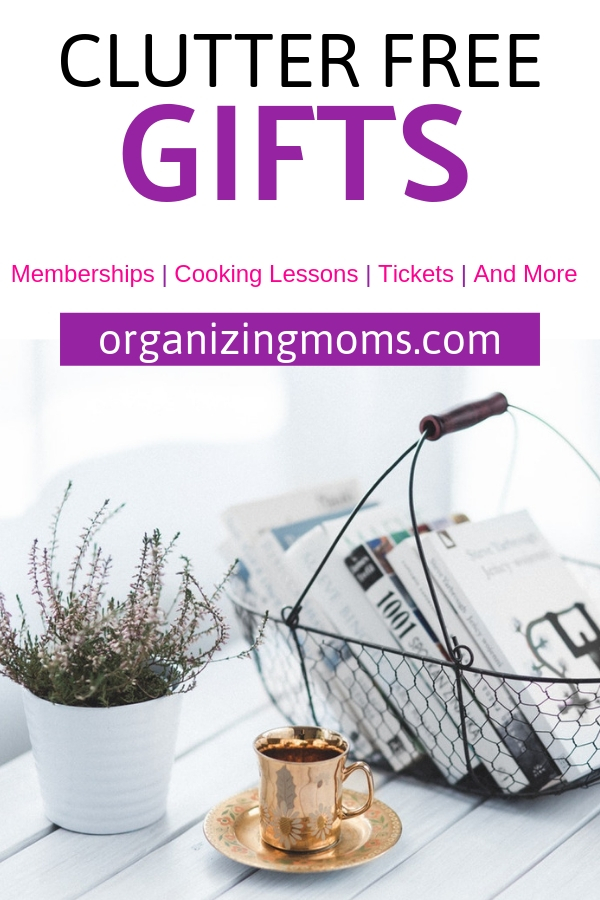 clutter free gifts