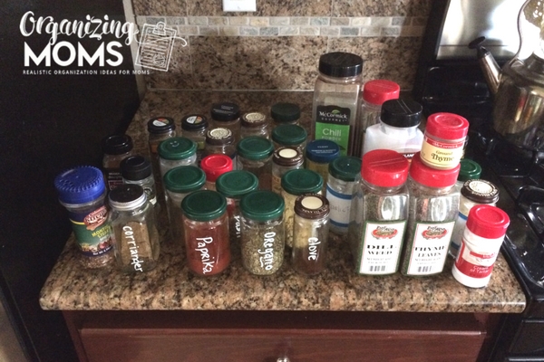 Step-by-Step Spice Drawer Organization - Organizing Moms