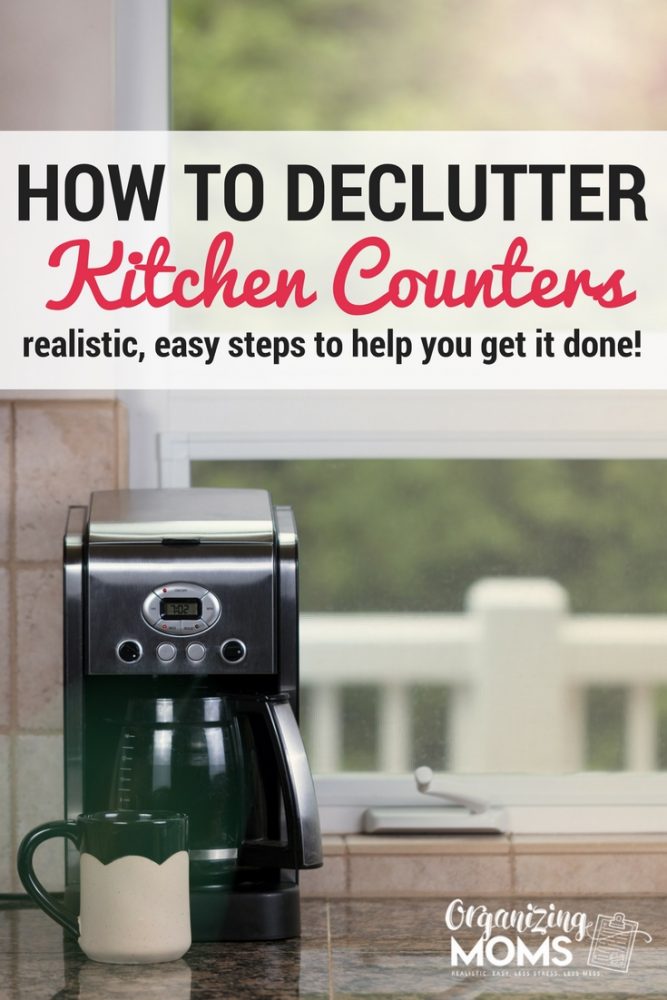 Decluttering The Kitchen Countertops An Easy Satisfying