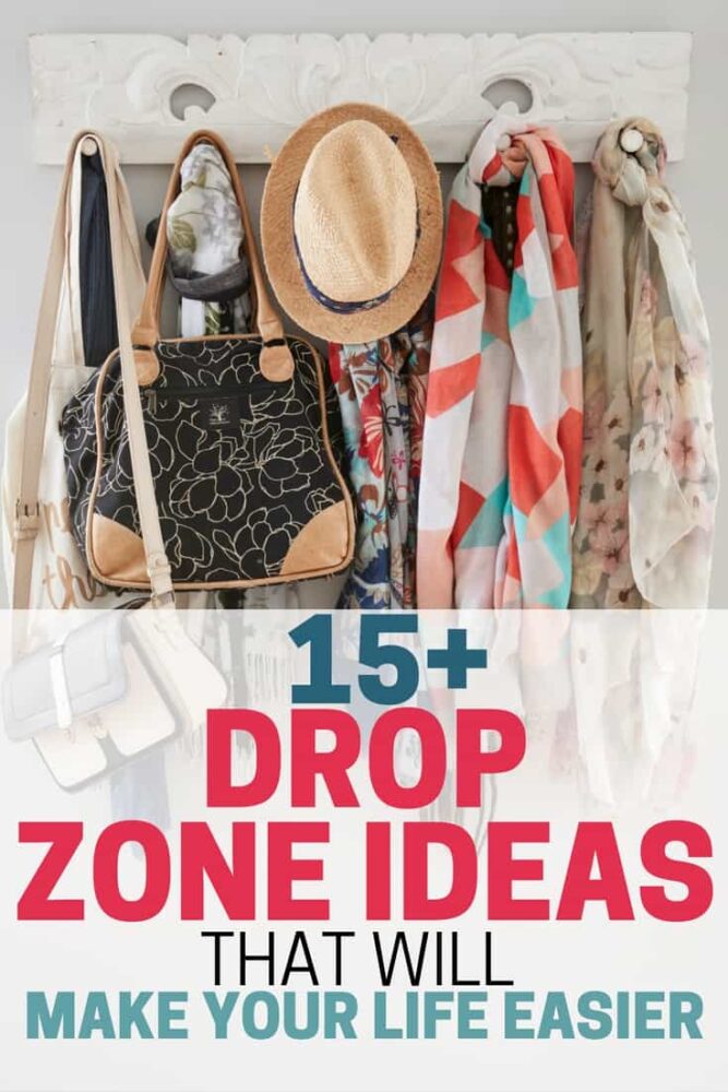 Organize your entry way with these drop zone ideas. Know where to find things when you're in a rush!