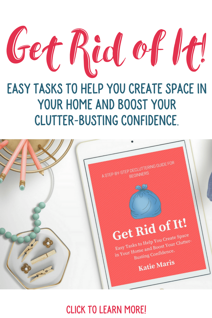 Ready to declutter? Get Rid of It! is filled with easy decluttering tasks that will help you make decluttering a habit, and boost your clutter-busting confidence. Proven strategies to help you see progress without wearing yourself out. The perfect clutter-busting solution!