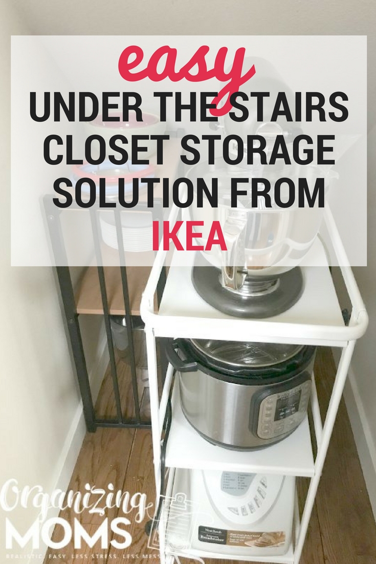 How to Organize a Closet Under the Stairs & Pantry Organization Ideas