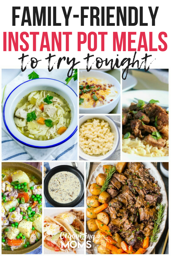 Delicious meals you can make with your Instant Pot tonight! || instapot | family friendly instant pot recipes | instant pot meals for families | family friendly instapot recipes | #instantpot #familyrecipes #weeknightdinners