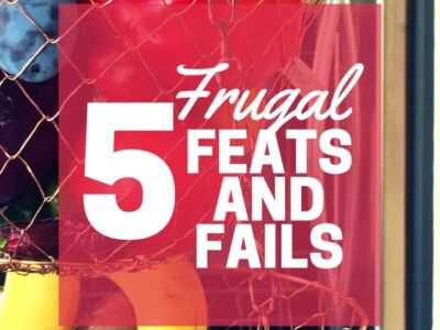 Treat Yo Self is not good for the budget. Check out these 5 frugal feats and fails.