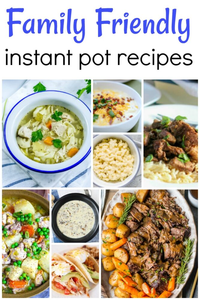 Family Friendly Instant Pot Recipes