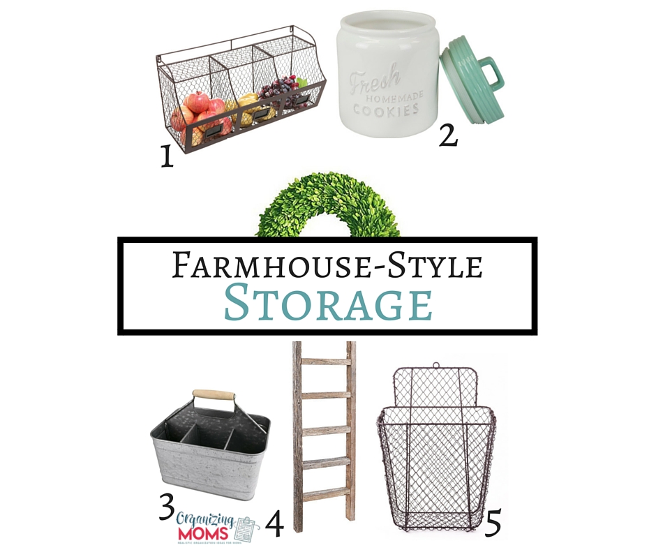 Farmhouse Organization and Storage Ideas