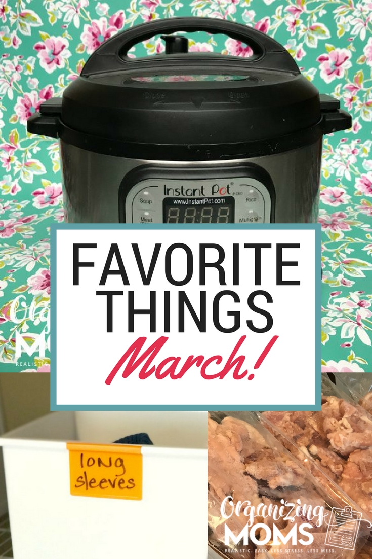 Favorite Things for March! Instant Pot Dump Recipes, Zaycon Chicken, Dry Erase Labels and more!