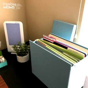 File box and light therapy lamp