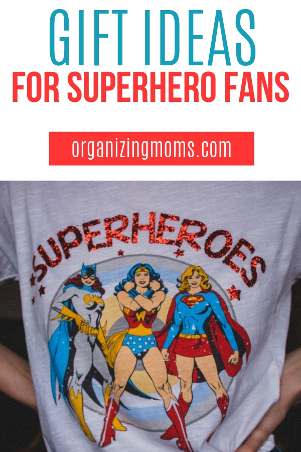 Gift ideas for kids who love superheroes. 