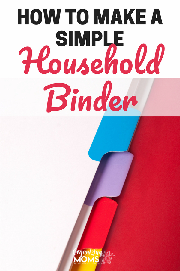 How to make a household binder. || household binder printables | paper organization | organize | organization | household binder organization | free household binder | family binder #organize #householdbinder #organization