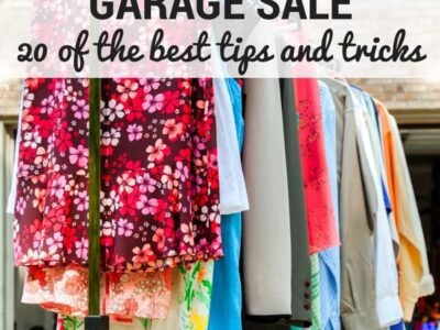 20 tips and tricks to help you organize a successful garage sale. Make your next yard sale profitable and fun.
