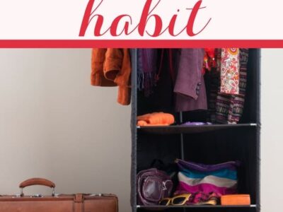 Start a declutter habit and make decluttering part of your regular routine. How to build your own habit to eliminate clutter.