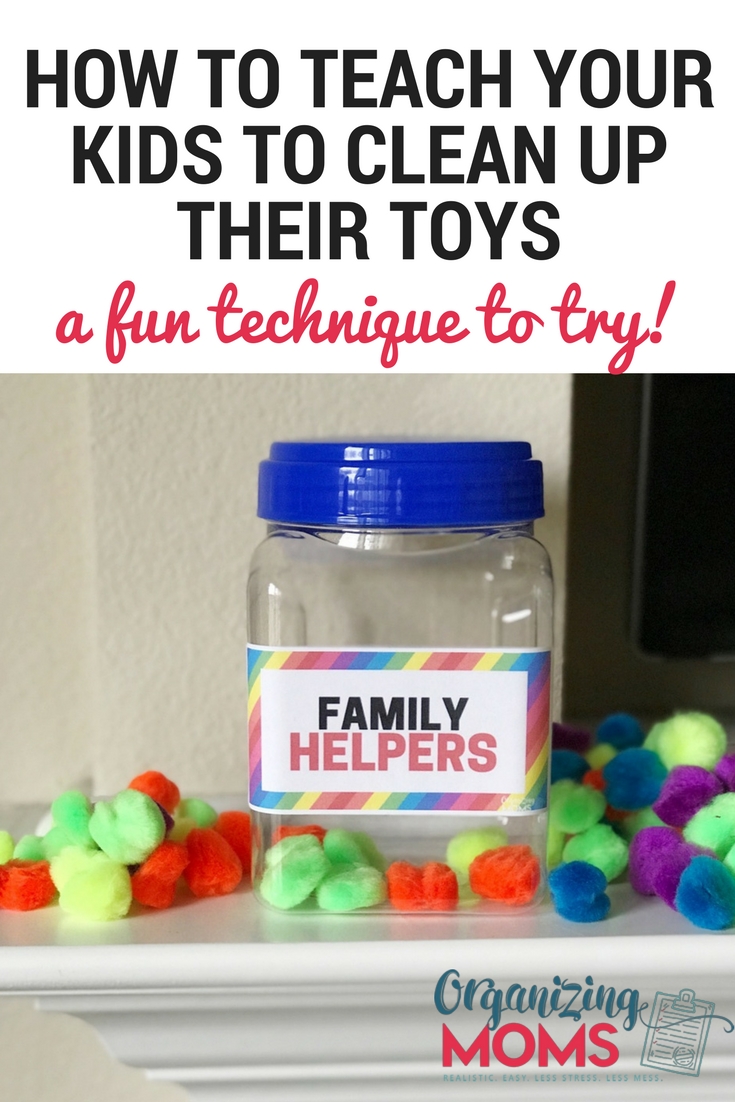 Family helper jar with pom poms