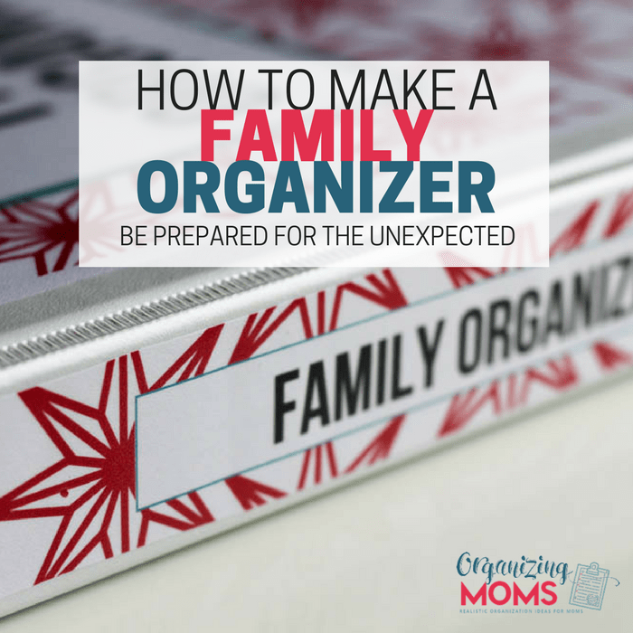 How I Set Up Our Family Organizer Organizing Moms