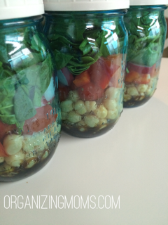 Our mason jar salads are all put together