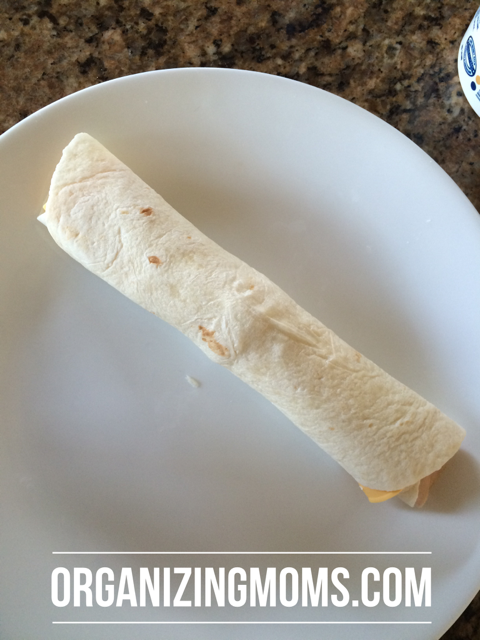 Roll the tortilla up!