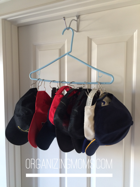 Ways to hang store hats