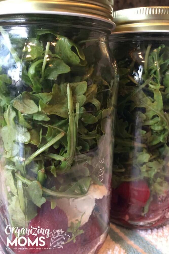 Make ahead mason jar salads are a great way to organize and increase your vegetable intake. Always have something healthy on hand for meals!