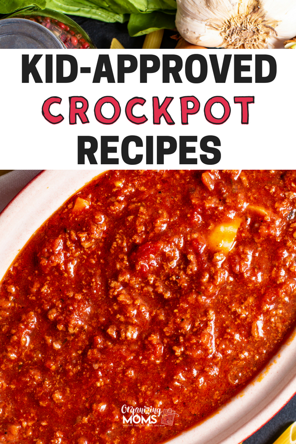 Kid approved crockpot recipes for the whole family. || crockpot | slow cooker recipes | slow cooker | meal prep | meal planning | easy dinners | easy crockpot recipes | easy slow cooker recipes | make ahead meals | one pot meals | #mealprep #crockpot #slowcooker