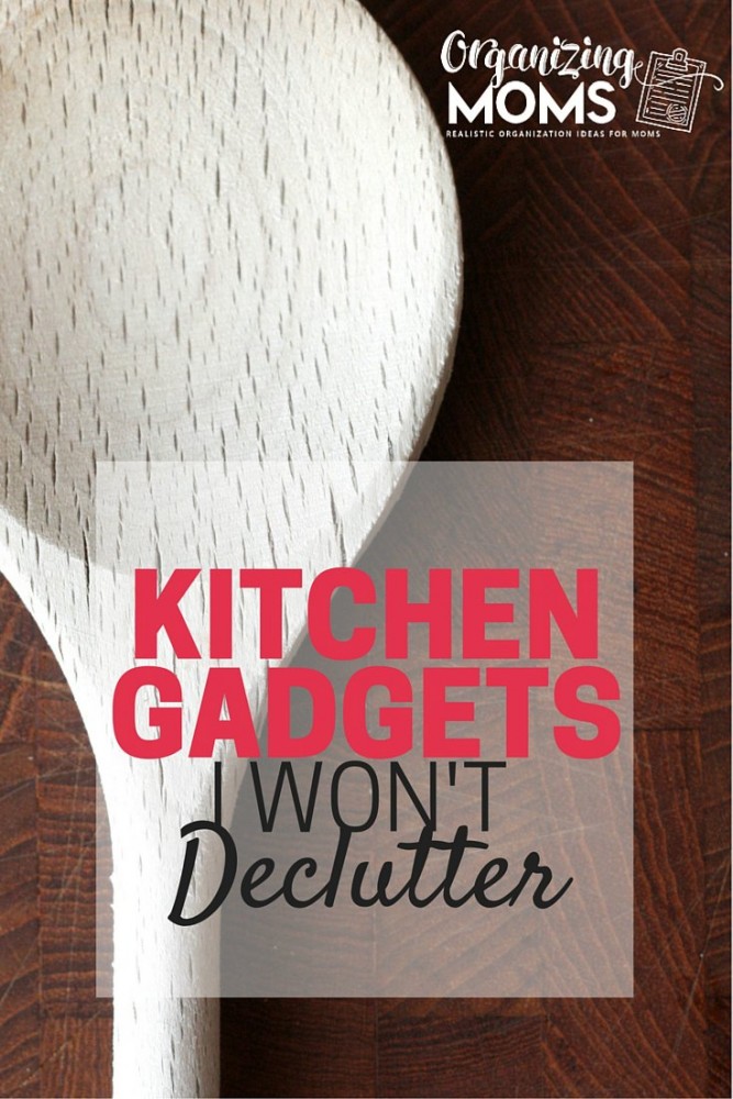 When it comes to the kitchen, we all have a lot of stuff we should get rid of. Here are the things that get a lot of use in our kitchen that I won't be decluttering, despite the fact that most of the organizing experts recommend getting rid of them!