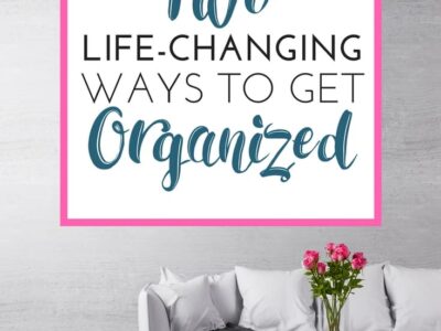 Two Life-Changing Ways to Get Organized. These tips may be all you need to get your home organized.