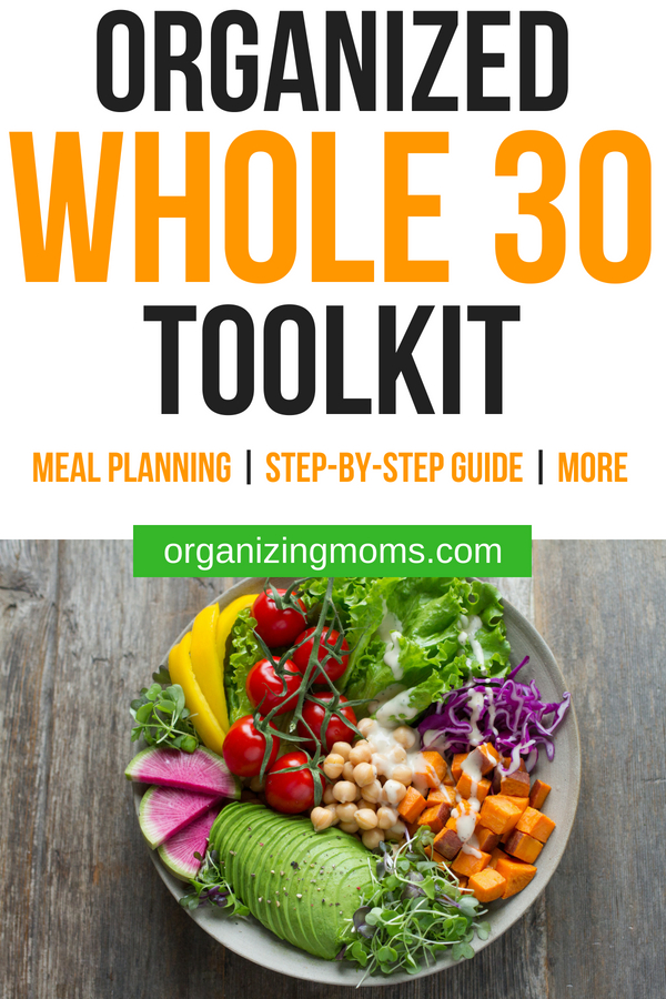 organized whole 30