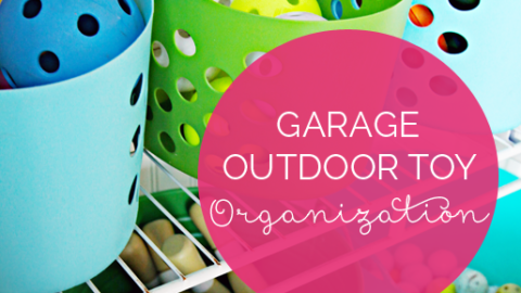 33
Garage Update: Outdoor Toy Organization