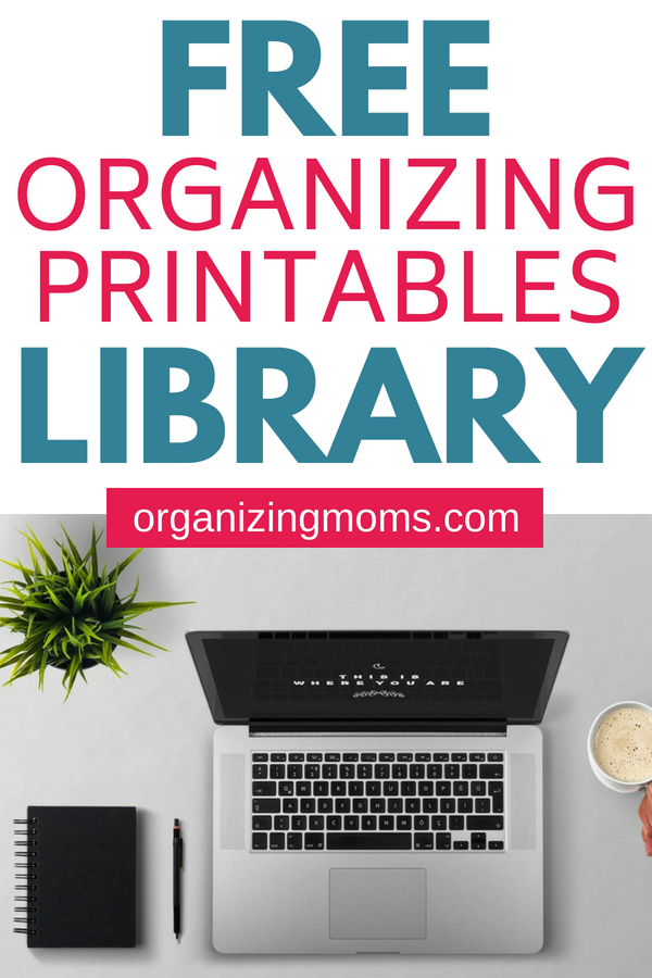 Free printables to help you organize your home. || organization | free printable | free calendar | meal plan printable | organize | organization ideas for the home | declutter and organize | #organization #freeprintable