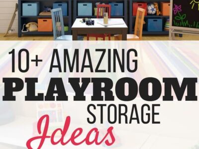 Incredible playroom storage ideas that are realistic, easy, and so SMART! I'm definitely going to use some of these simple playroom organization ideas!