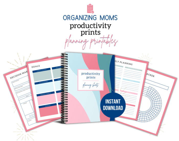 Free Productivity Planner Printable - Plan to Organize