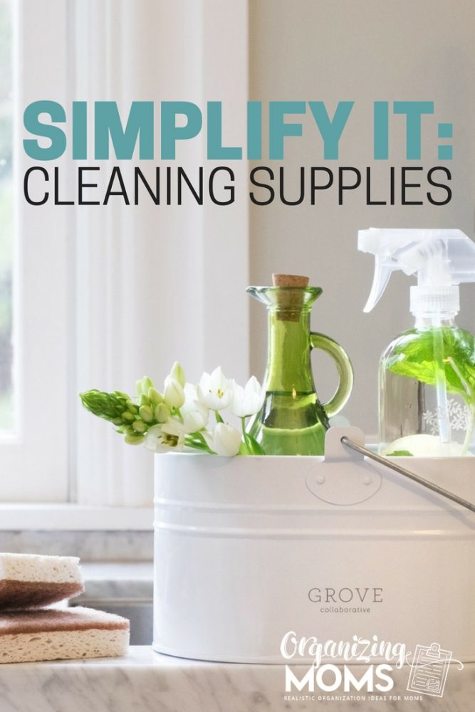 Household Cleaning Supplies — Simply the Basics