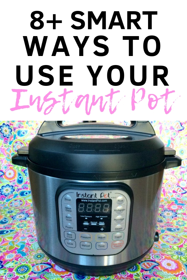 Instant Pot uses you'll want to try today. Get the most out of your pressure cooker with these simple ways to use your Instant Pot. Pressure cooker tips, tricks and ideas that will save you money and time in the kitchen. Countertop cooking ideas and one pot meals in the Instant Pot save tons of space and make delicious dinners.