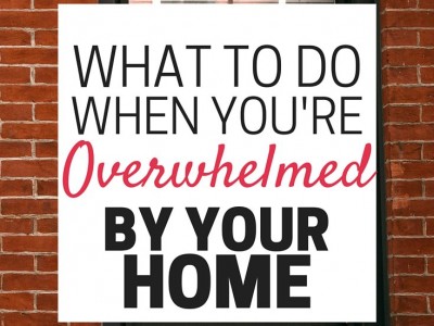 Are you overwhelmed by all of the stuff you have to do at home? Are you feeling overwhelmed as a mom? Here are some ideas to ease the feeling of overwhelm, and make you feel more in control of your living space.