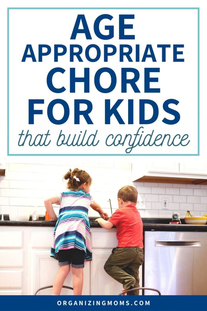 age appropriate chores for kids that build confidence