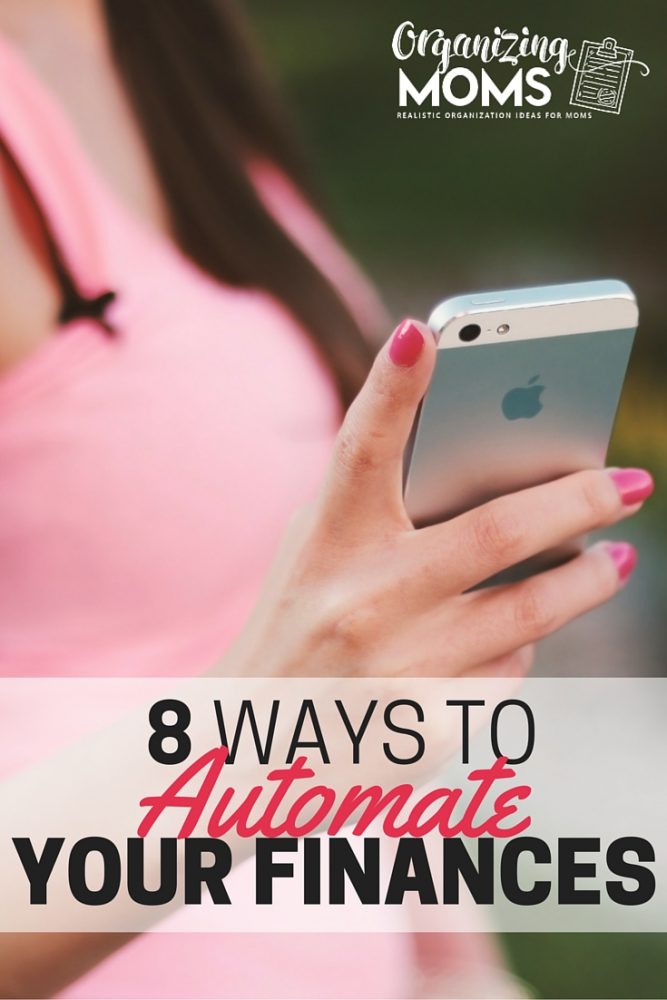 8 ways to automate your finances. Take back your time, and make sure your budget and finances are on track.